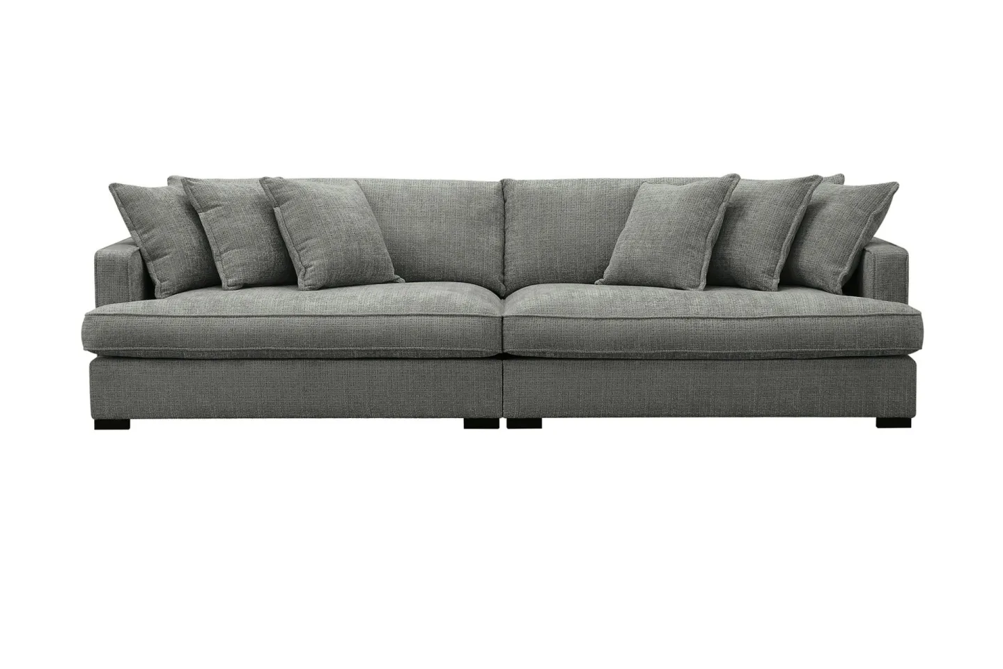 Rossita Lyx 4-sits Extra djup Soffa i Chenille - Grå