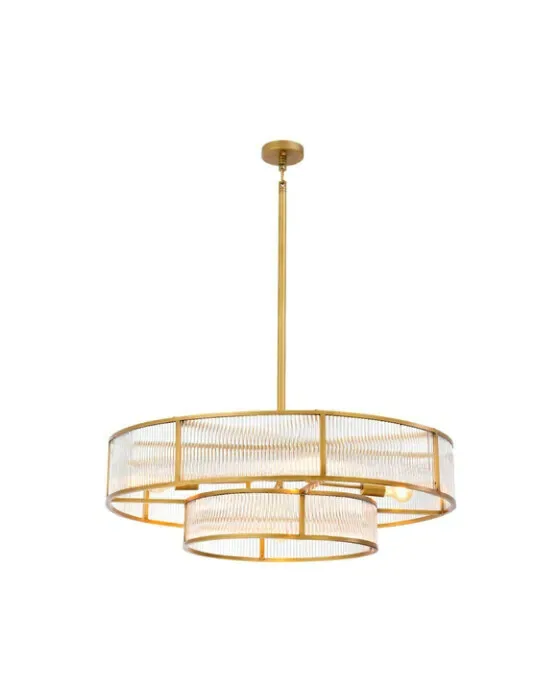 Montparnasse Chandelier Brass