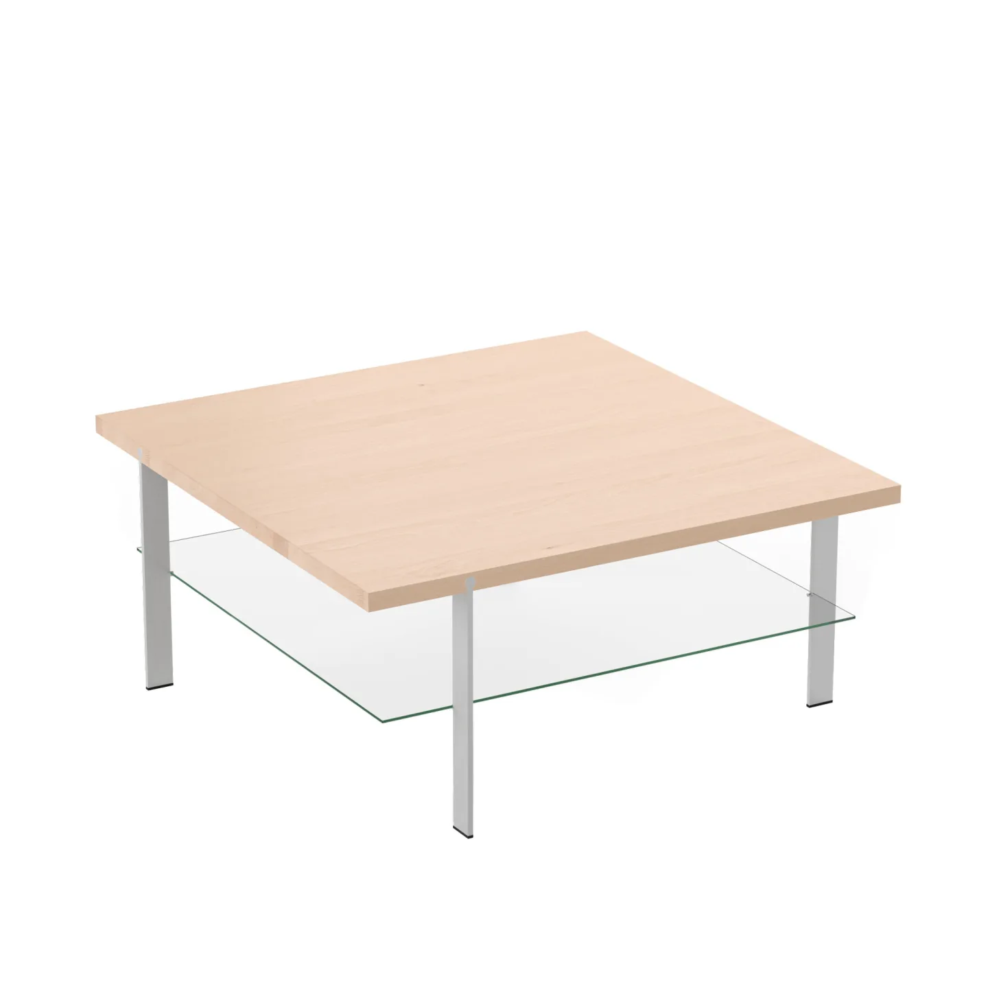 Naver Collection - AK 942 Soffbord, Såpad Ek, Höjd 45 cm - Sidobord - Nissen & Gehl - Träfärgad - Metall/Trä