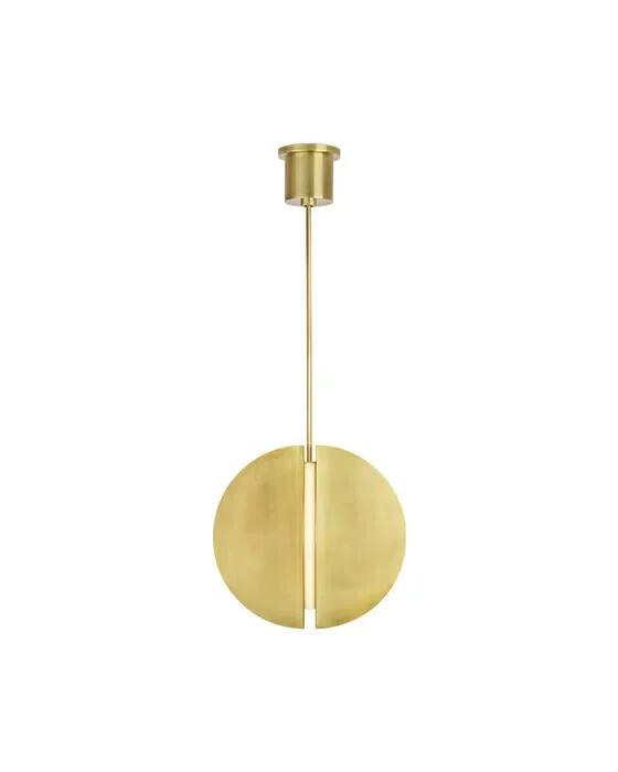 Bau 18" Pendant Natural Brass