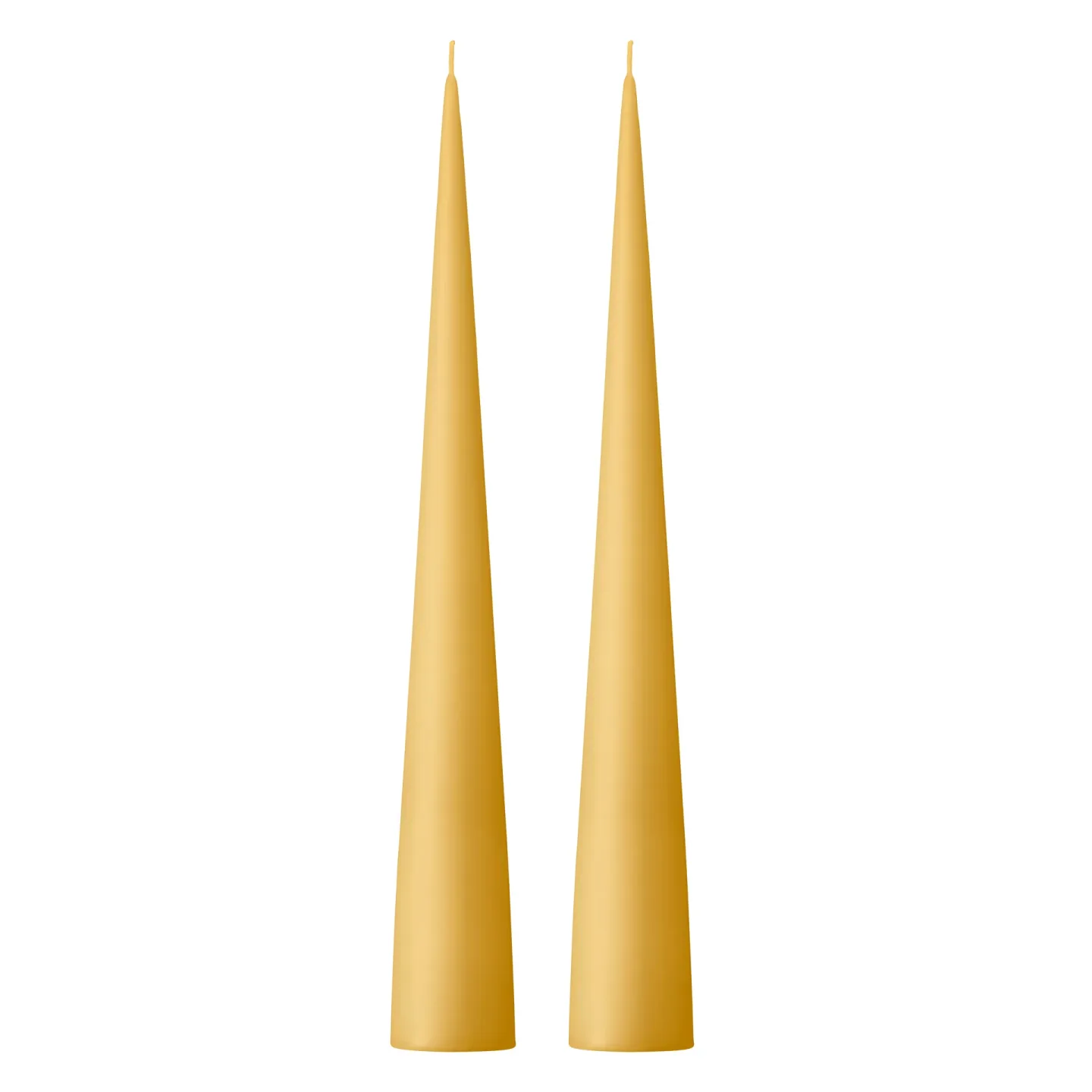 ester & erik ester & erik Kegelkerze 37cm 2er Pack matt Beige 14/2