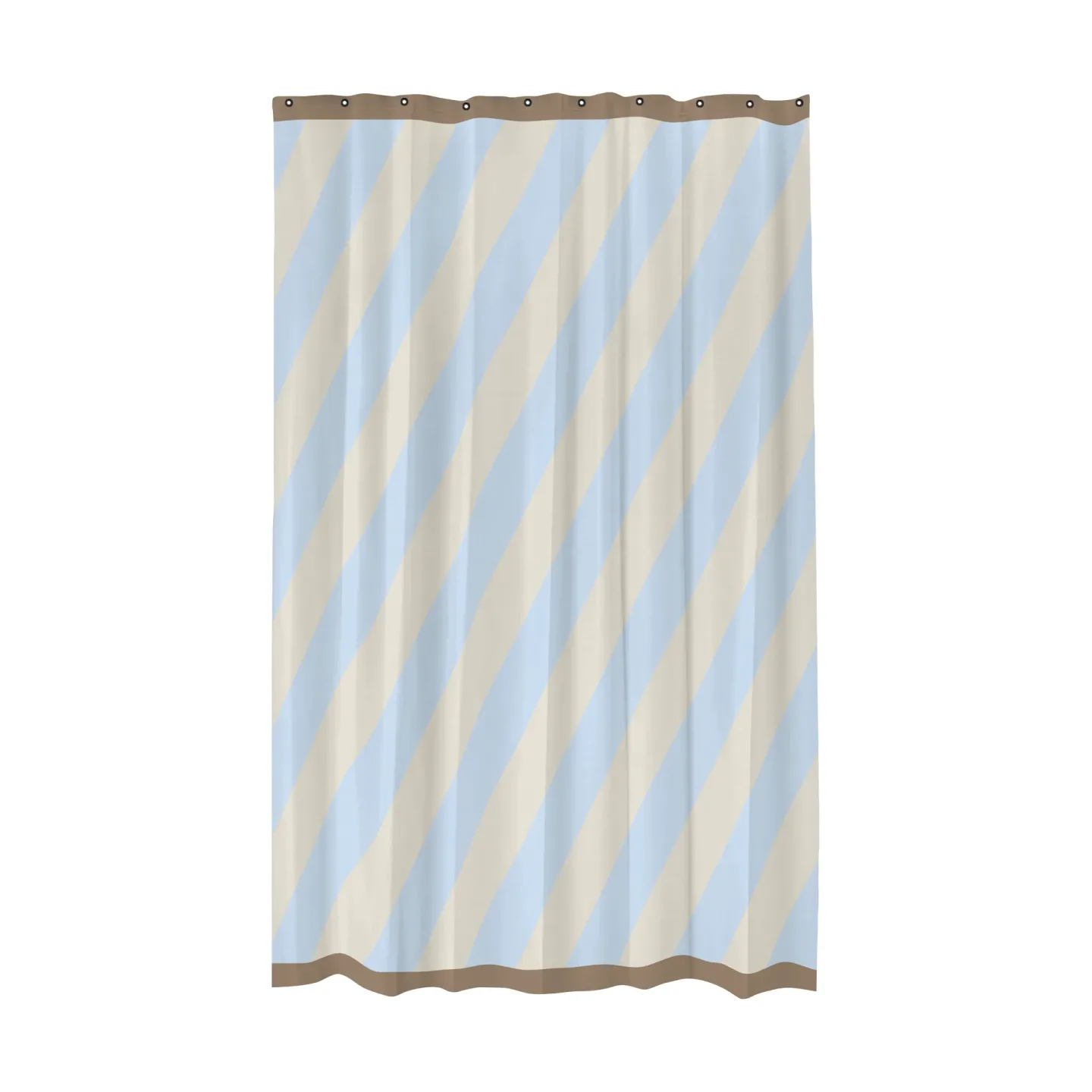 Mette Ditmer Diagonal Duschvorhang 150x200 cm Light blue