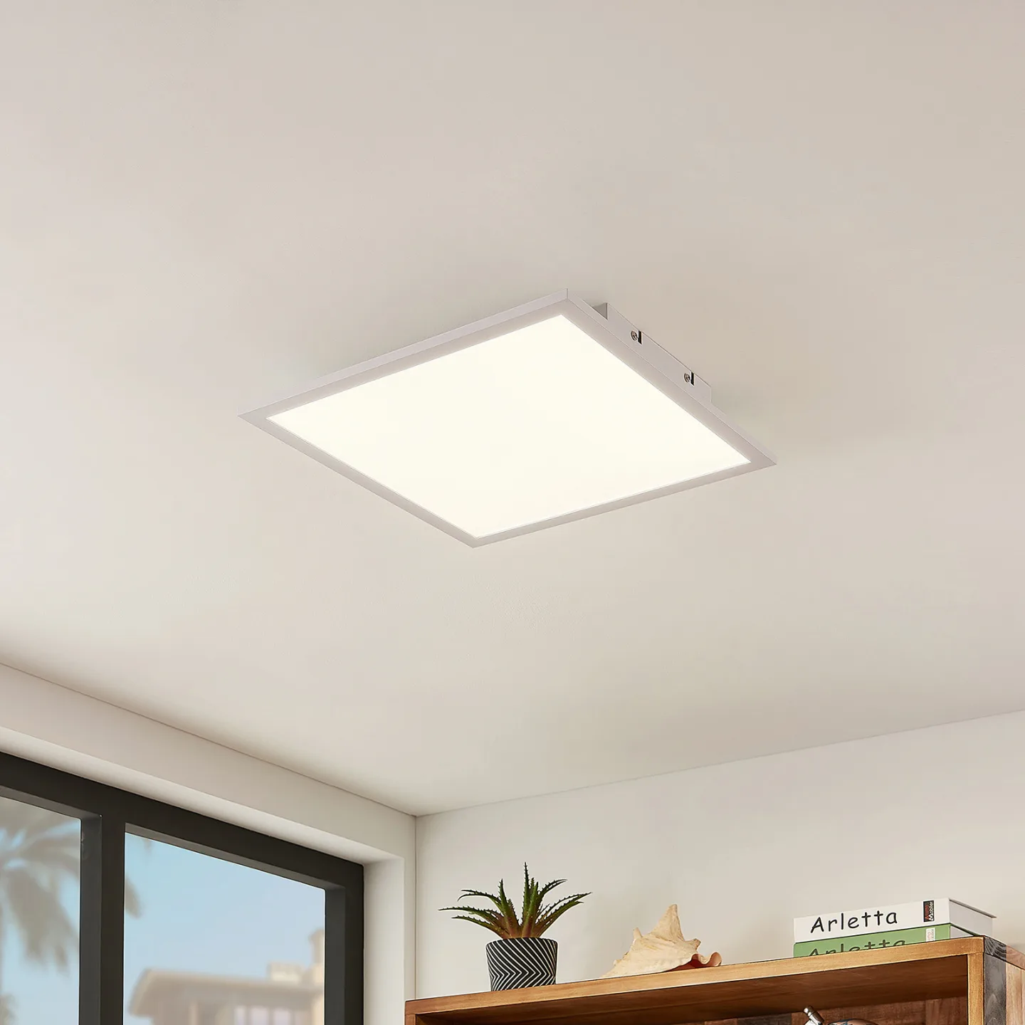 Quais LED Taklampe 4.000K 40x40 White - Lindby - Kjøkken - Moderne - Aluminium - Kantet