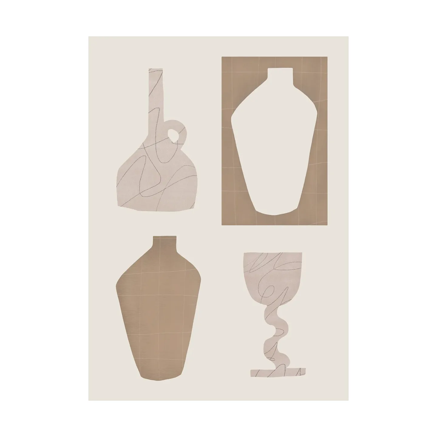 Paper Collective Vessel 01 Poster 30x40 cm