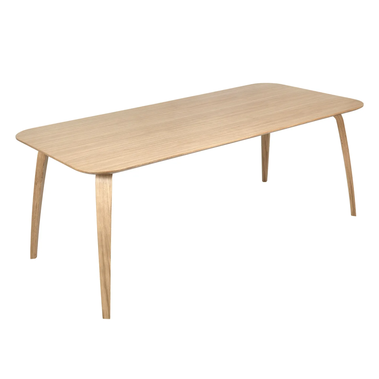 Gubi - GUBI Dining Table - Oak/Rectangular - Matbord - Träfärgad - Trä