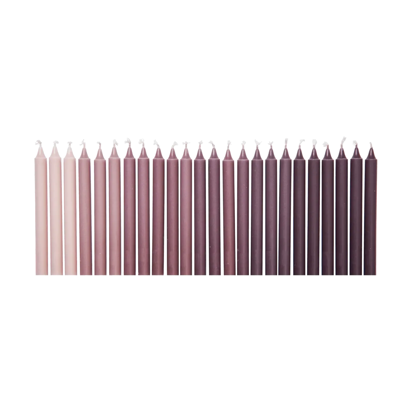 Ferm Living Ombre antikljus 24 st Dark grape