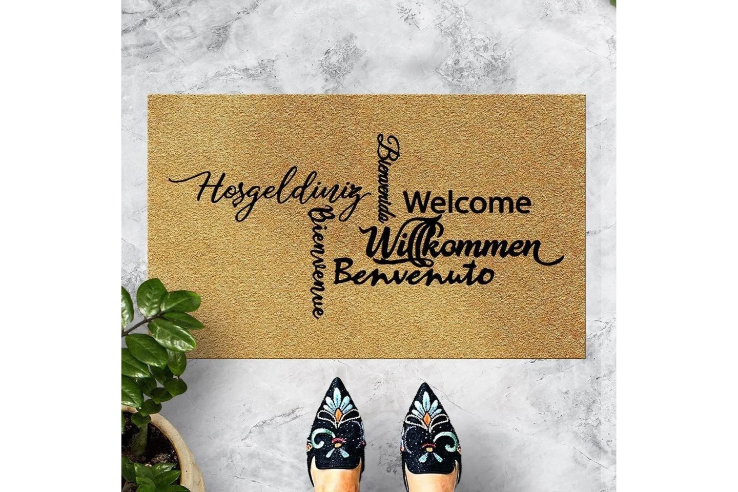 Chilai Dörrmatta 45x70 cm - PVC/Multifärgad