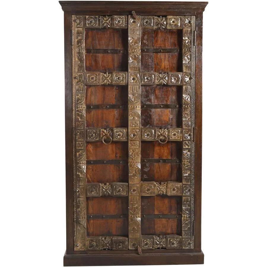 Schrank Mirah Braun Holz 100 cm 180 cm