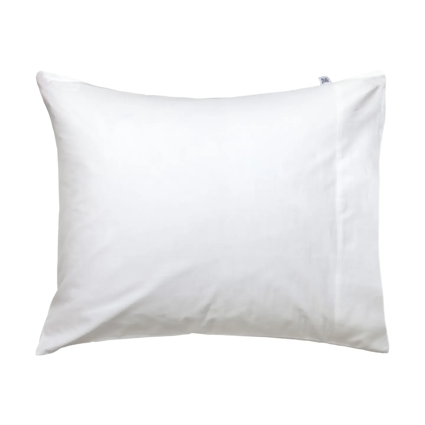 Mille Notti Satina plain örngott EKO Vit, 50x60 cm