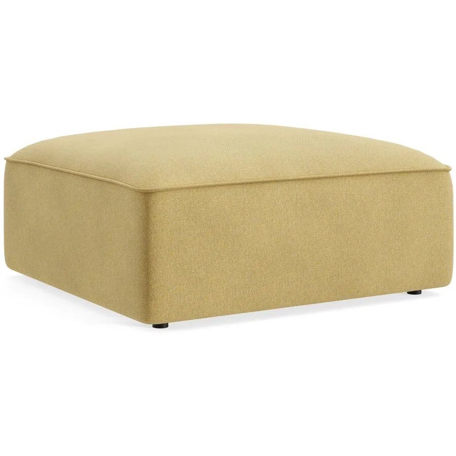 Hocker Melon Stoff YAGER - 21 mustard B 98 T 93 cm - Möbel Konfigurator: Traummöbel individuell zusammenstellen