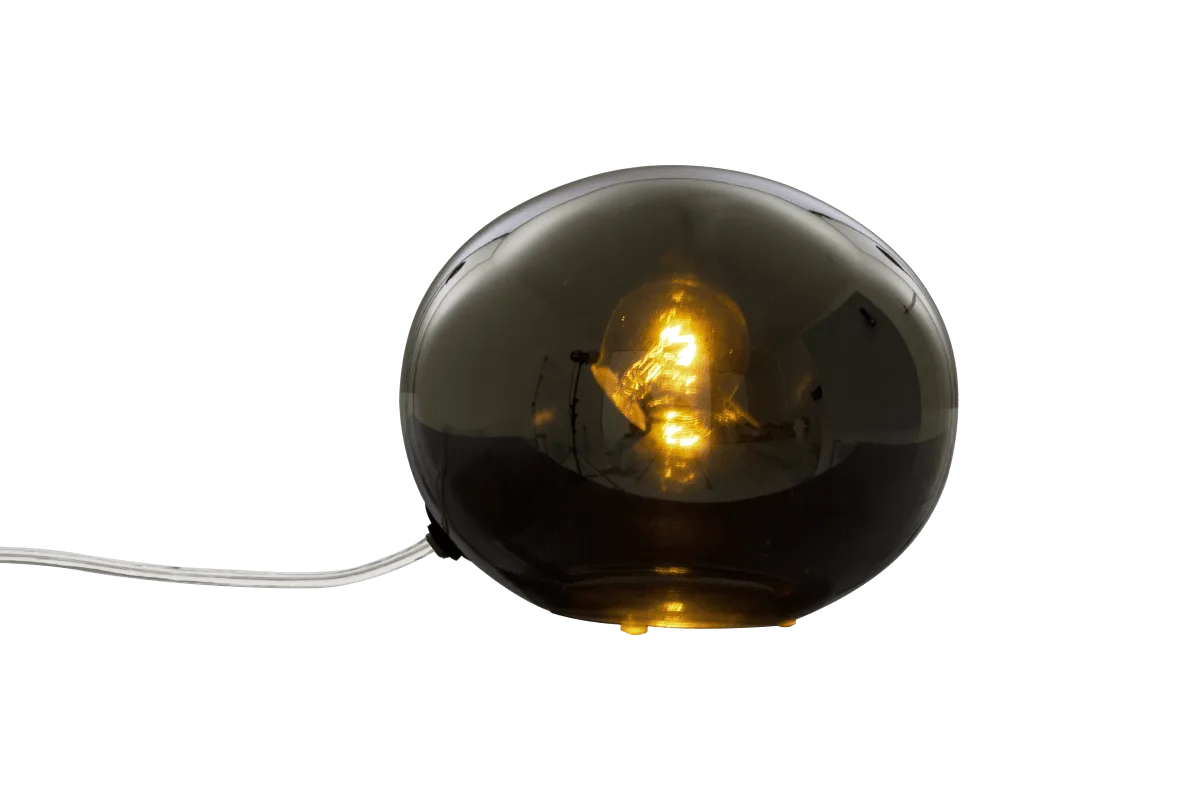 Aneta Lighting - Globus 14cm - Bordslampa - Rökfärgad