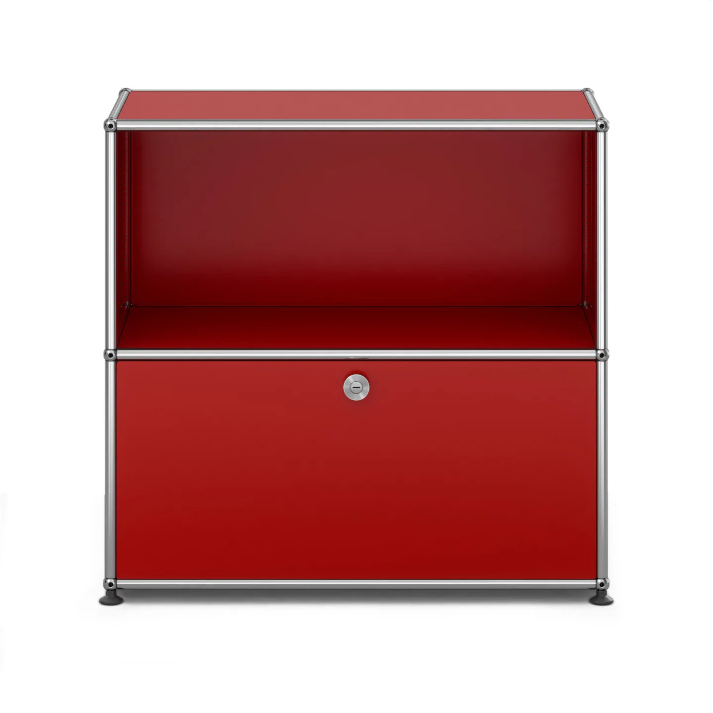 USM - USM Haller M62 23 USM Ruby Red - Skänkar och sideboards - Fritz Haller & Paul Schärer - Röd - Metall
