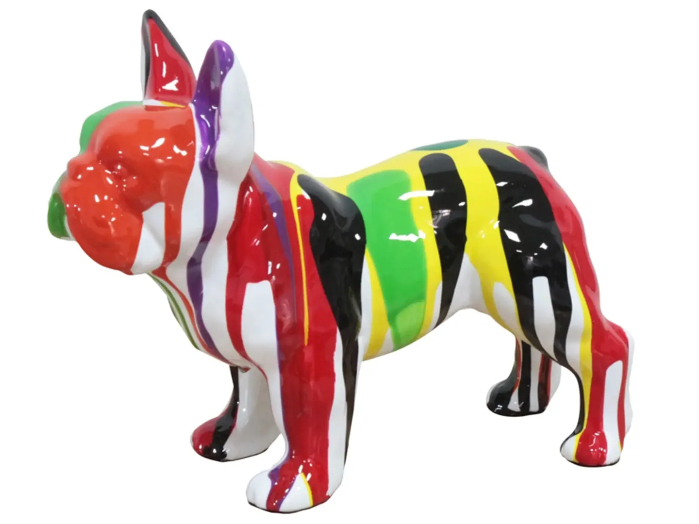 image LAND Skulptur Bunte bulldogge 1 | Schubiger Möbel