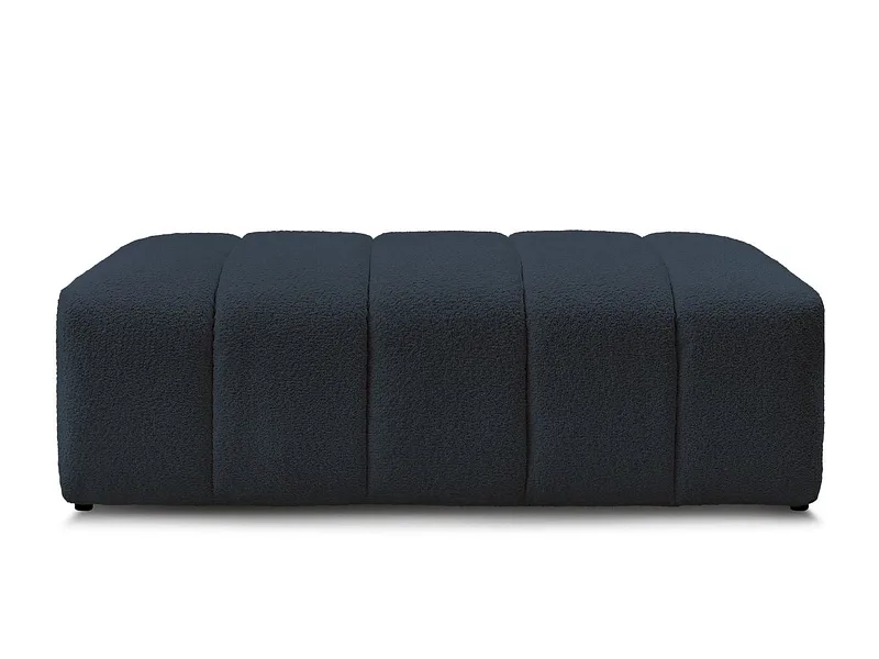 Hocker BOBOCHIC ANNECY 70x140x45cm boucle-stoff dunkelblau