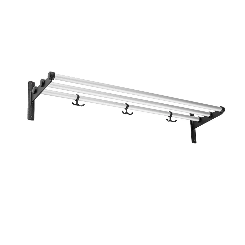Essem Design Nostalgi Sko- eller hatthylla aluminium, svart stativ