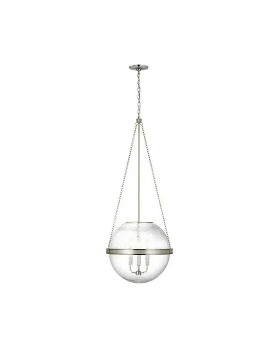 Reese 18" Globe Pendant Nickel