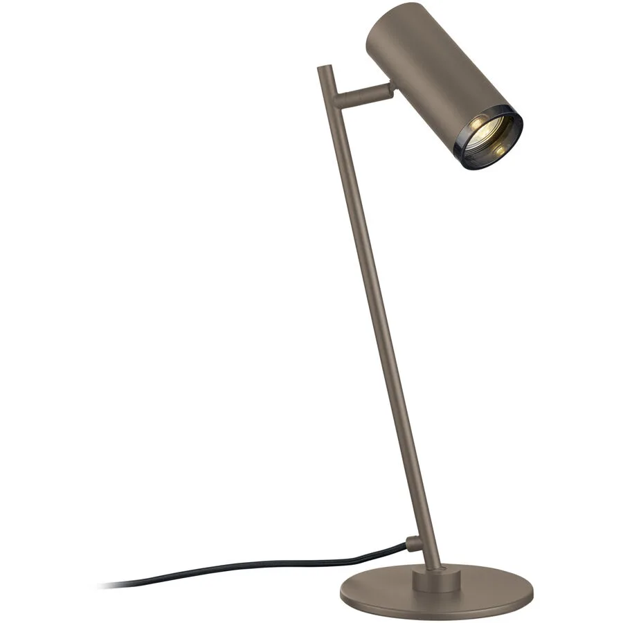 Tischlampe Adina Grau/Beige Metall 50 cm - Farbe: taupe