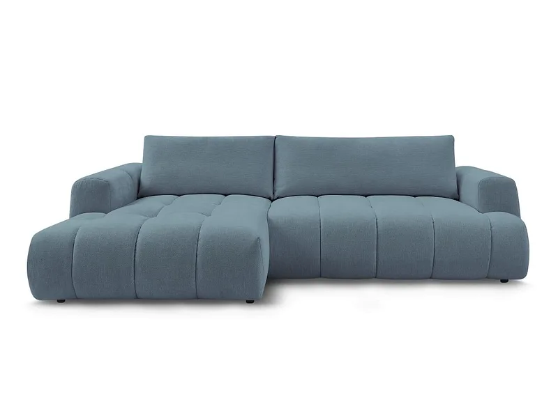 Ecksofa BOBOCHIC FUJI Stoff hellblau