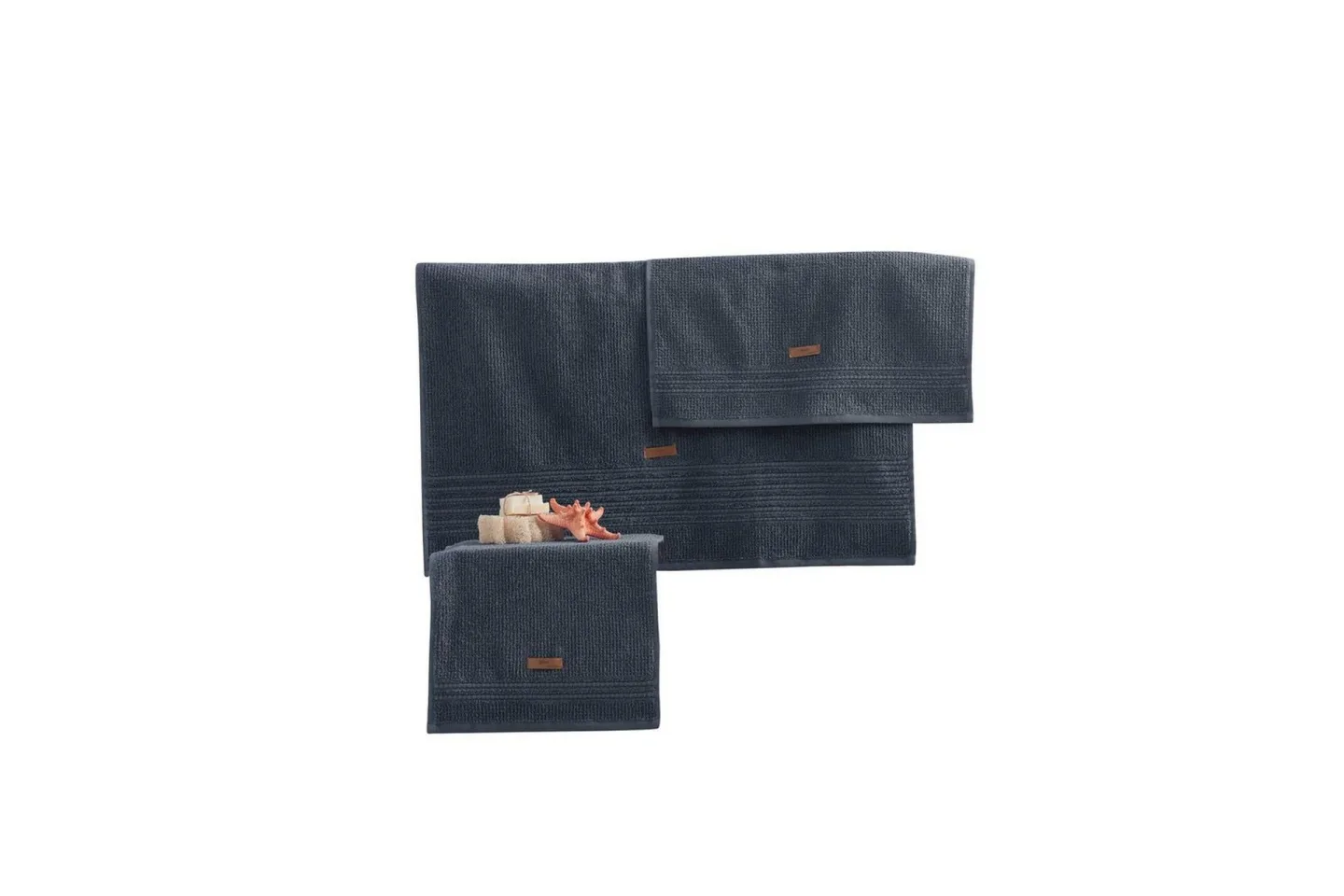 Handduksset (3 delar) Loraford Antracit - Antracit