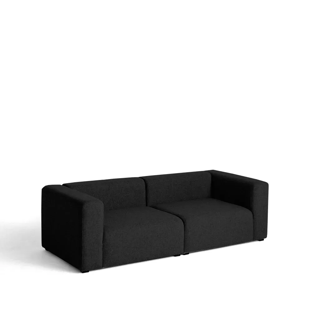 HAY Mags 2,5-Sitzer Sofa Stoff Hallingdal 65 190 schwarz