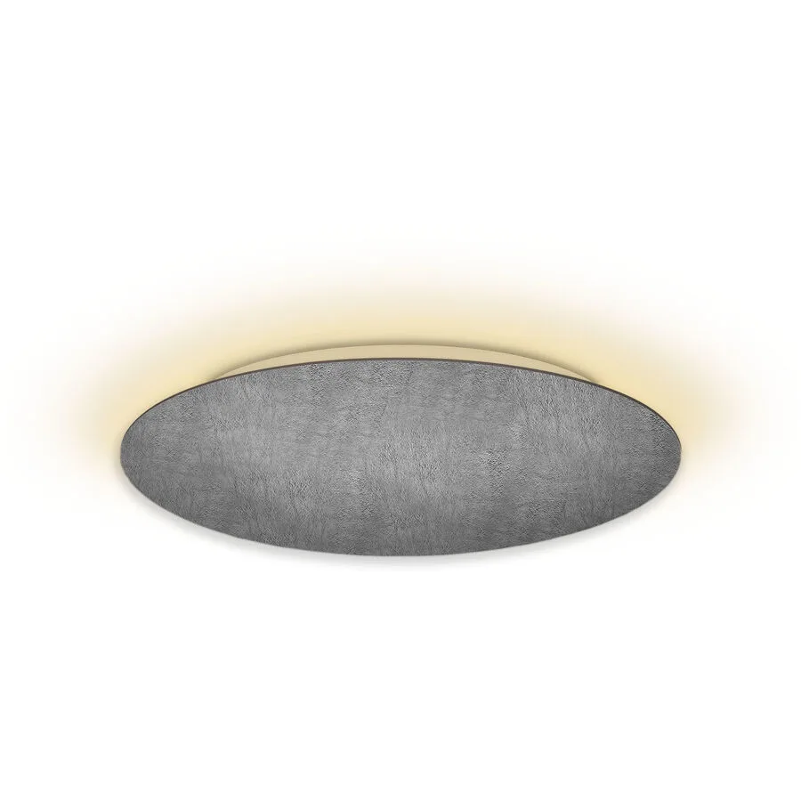 Escale Deckenlampe Blade Grau Aluminium 79 cm 3.5 cm - Farbe: Betongrau - LED - Lichtfarbe: Extra warmweiss - LED Energiesparlampen