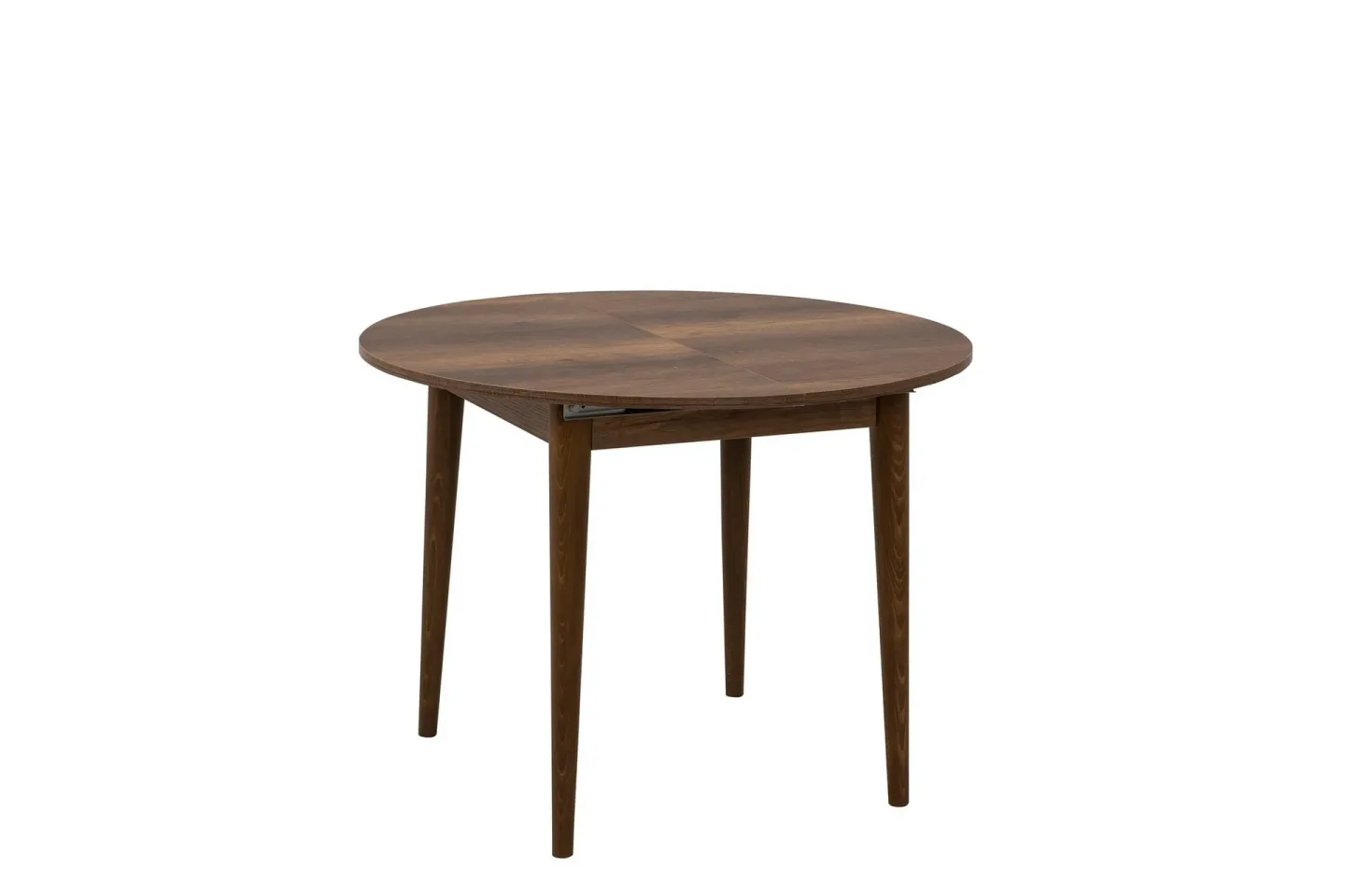 Valsot Runt Litet Matbord 100 cm - Valnöt / Trä
