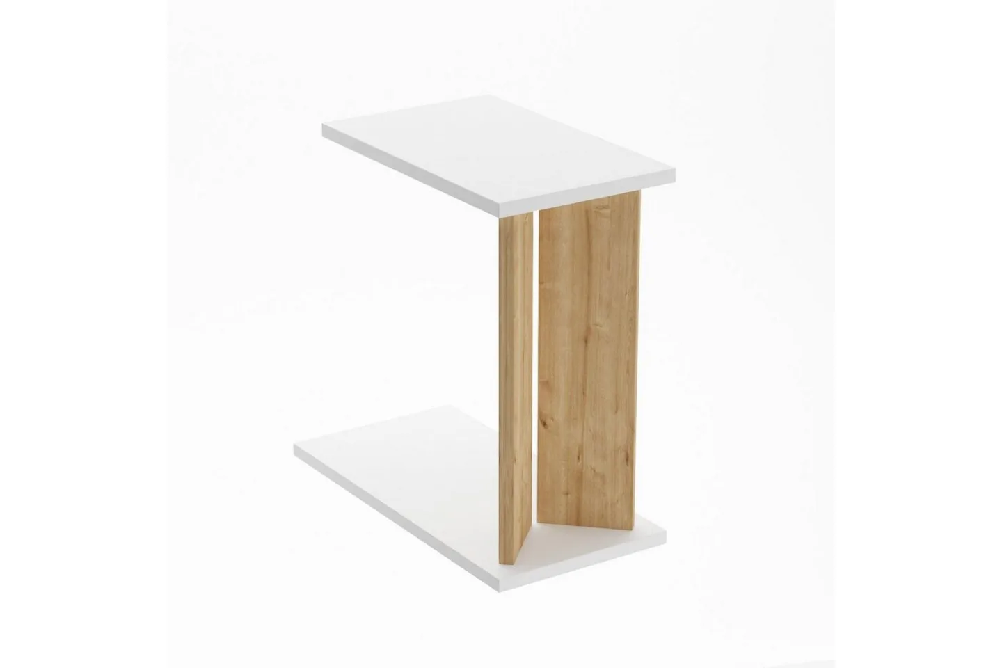 Deyra Sidobord 25 cm - Ek/Vit
