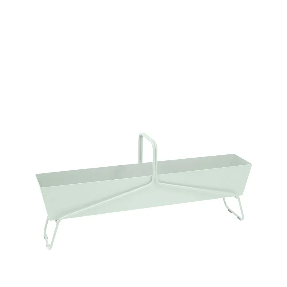 Fermob Basket long planteringsbox Ice mint (grön)