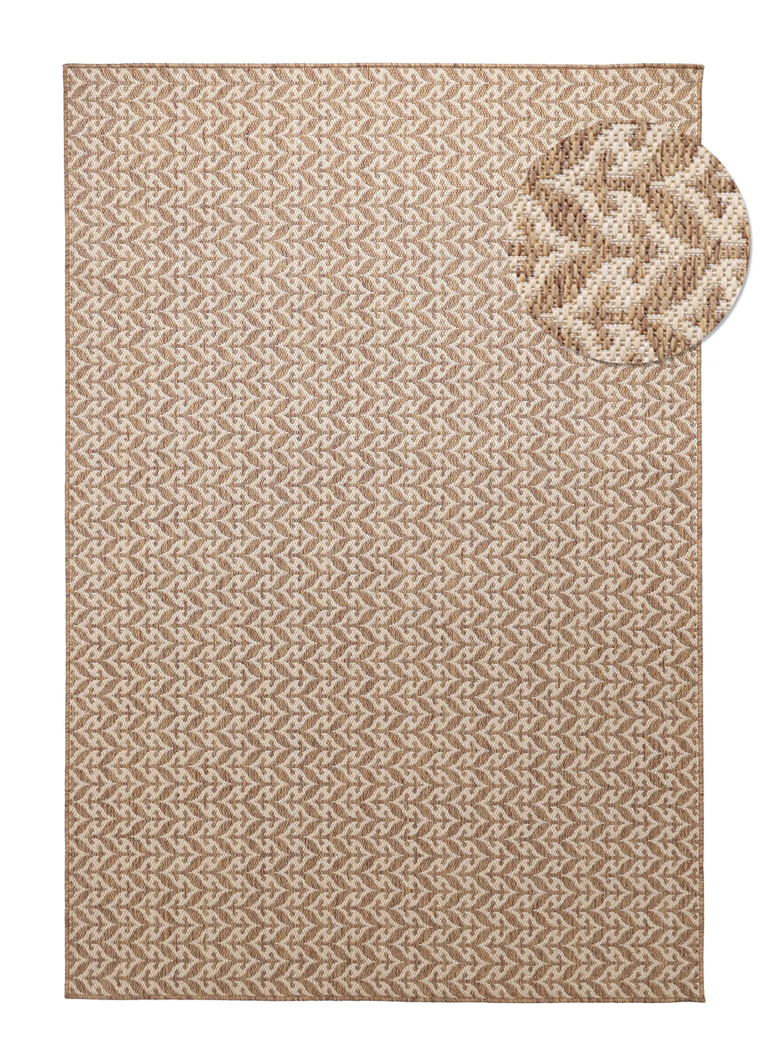 Innendørs/Utendørs tepper - Sfax (brun) (Størrelse: 240 x 340 cm)