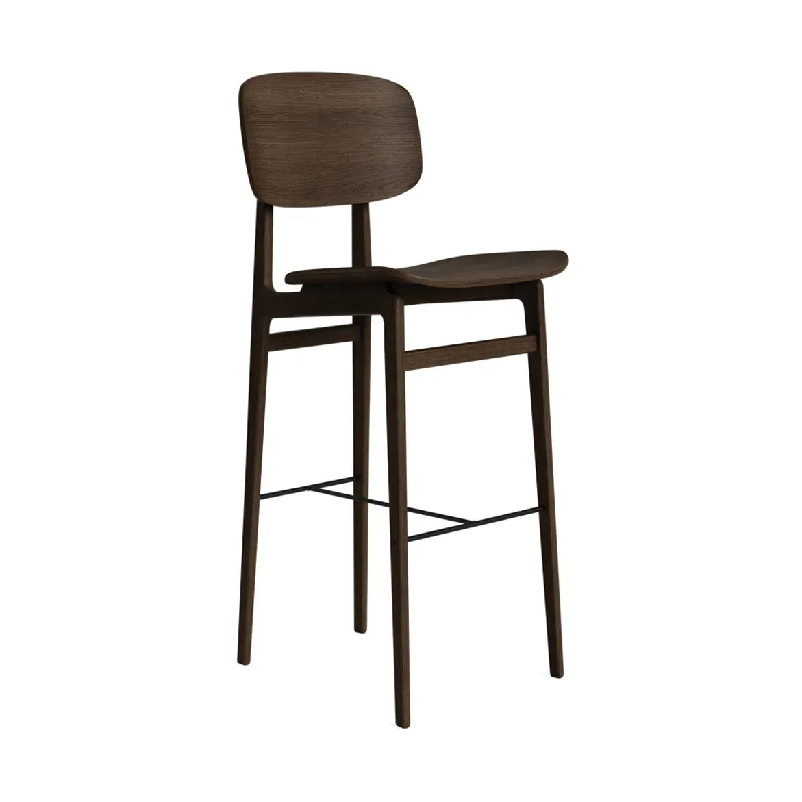 NORR11 NY11 Barhocker Dark smoked oak, 75 cm