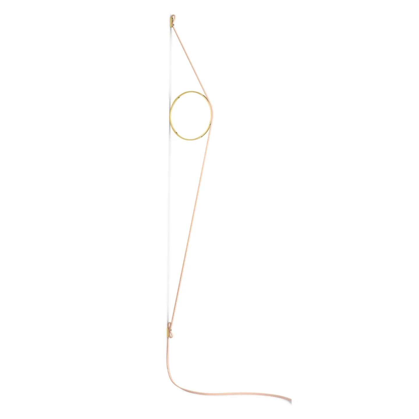 Wirering Vegglampe Rosa/Gull - Flos - Stue - Aluminium