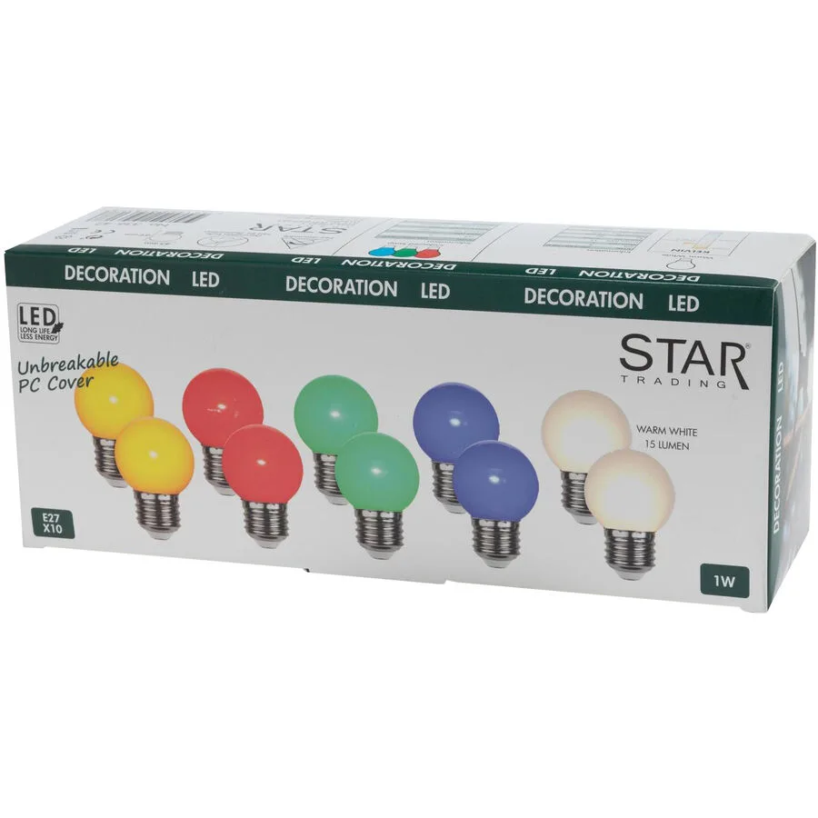 Star Trading Leuchtmittel Bulb Outdoor Glas E27 - Material: Kunststoff