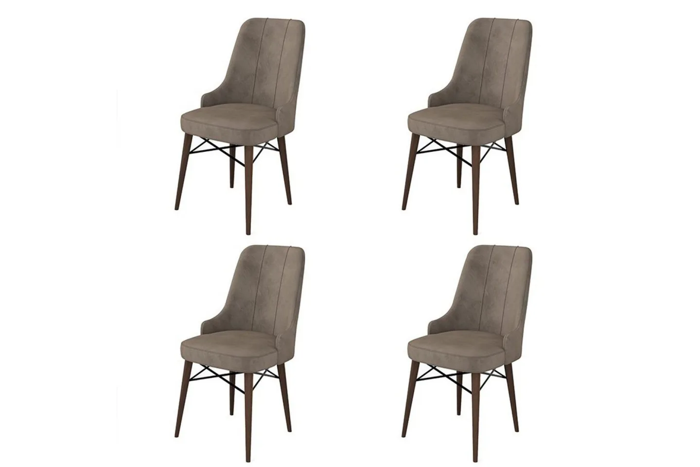 Matstol Jandela Cappuccino / brun - Cappuccino / brun