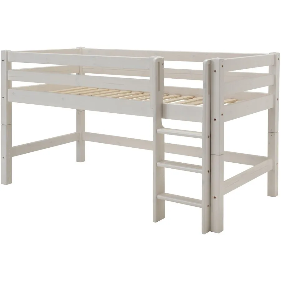 Kinderbett Iris weiss Kiefer 90 x 200 cm
