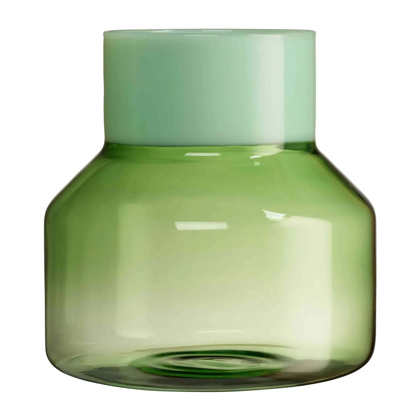 Design Letters Generous Vase large Ø16,5cm Milky green-green