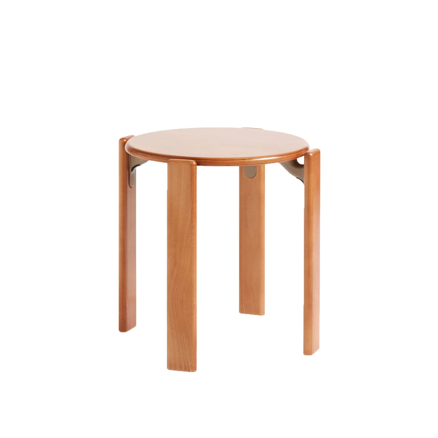HAY - Rey Stool REY22, Golden water-based lacquered beech - Pallar - Bruno Rey - Träfärgad - Trä