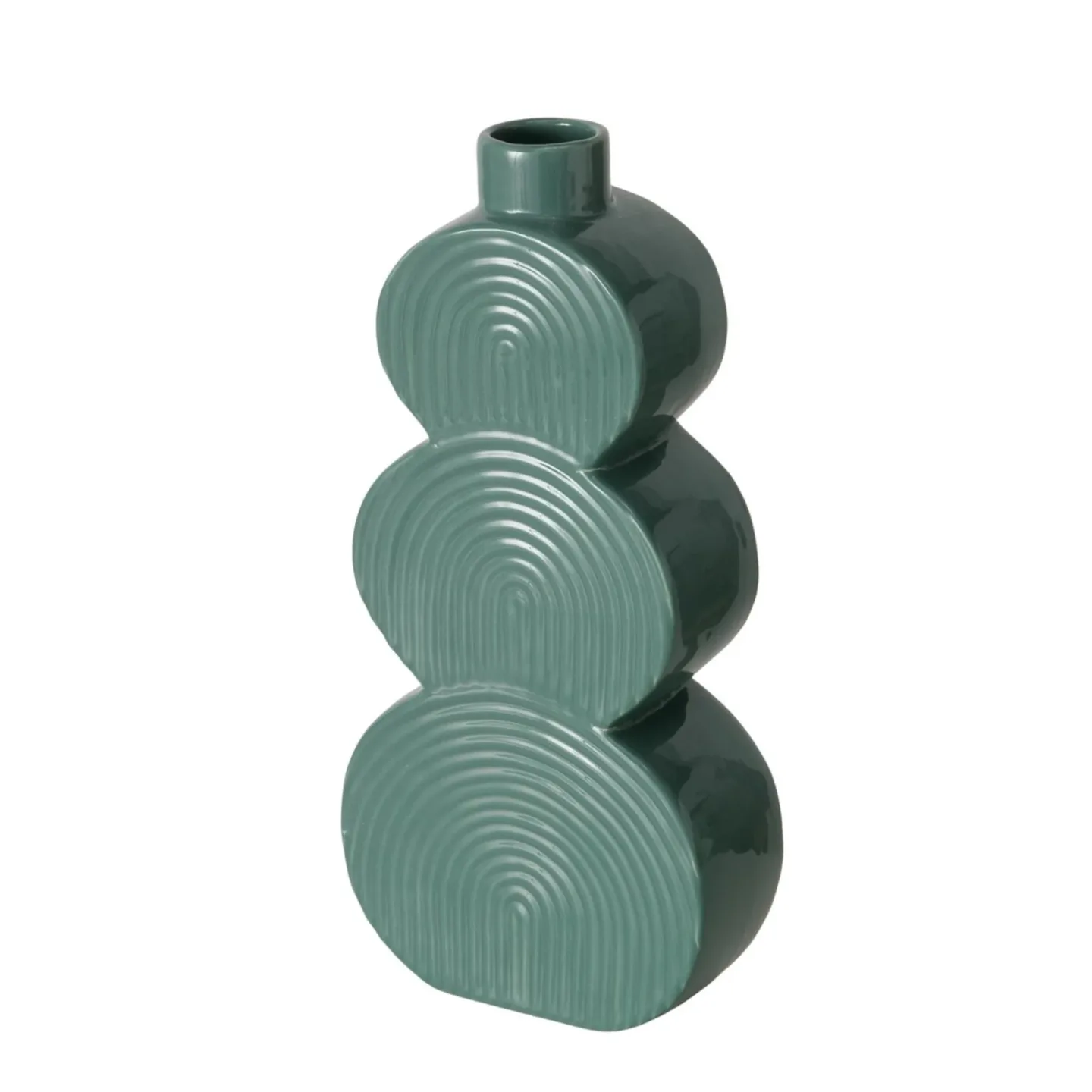 Boltze Vase Brenda, Porzellan, Grün | Schubiger Möbel