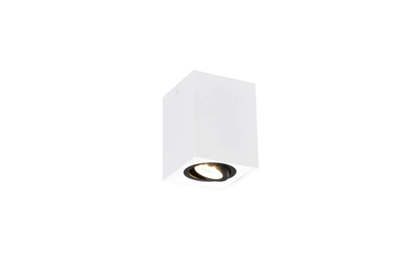 Biscuit Plafond GU10 vit/ svart - Vit/svart