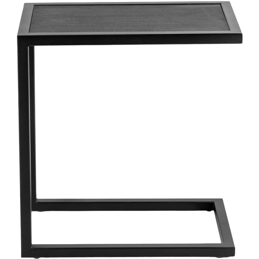 Spinder Design Beistelltisch Hesta Schwarz Stahl 30 cm