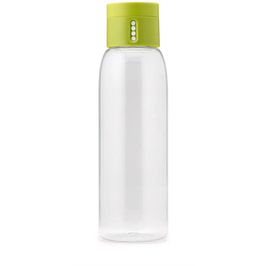 Trinkflasche Joseph Joseph Dot Grün/Transparent Kunststoff 7 cm 23.5 cm 0.6 l - Farbe: transparent/grün