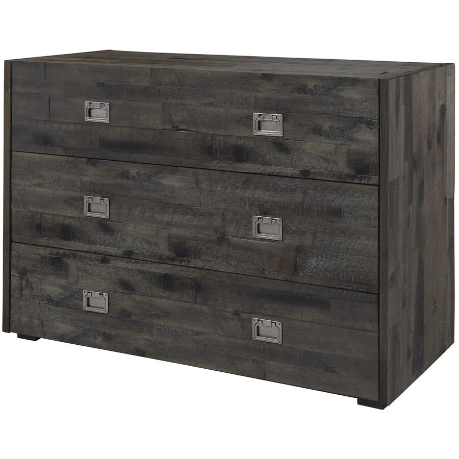 Hasena Kommode Rivera grau Eiche Massivholz B 105 H 71 cm