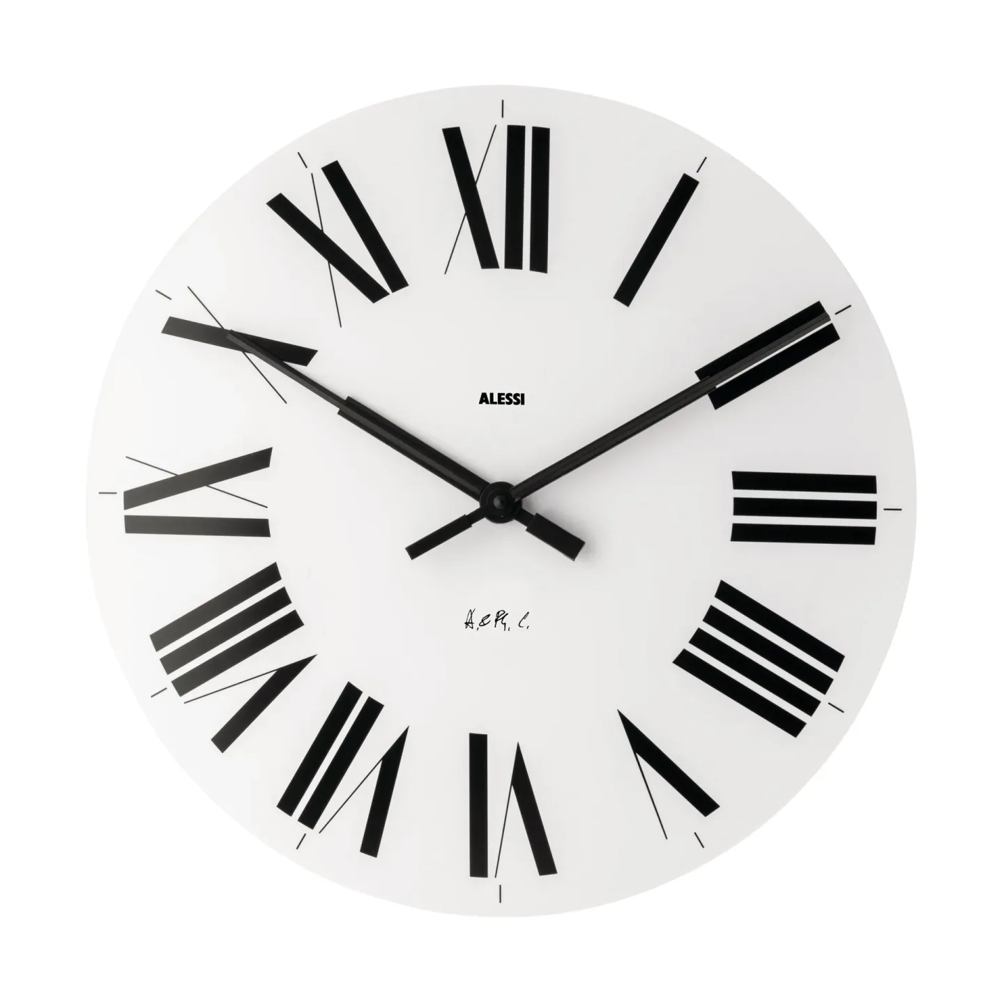 Alessi Firenze Wanduhr Ø36cm Weiß