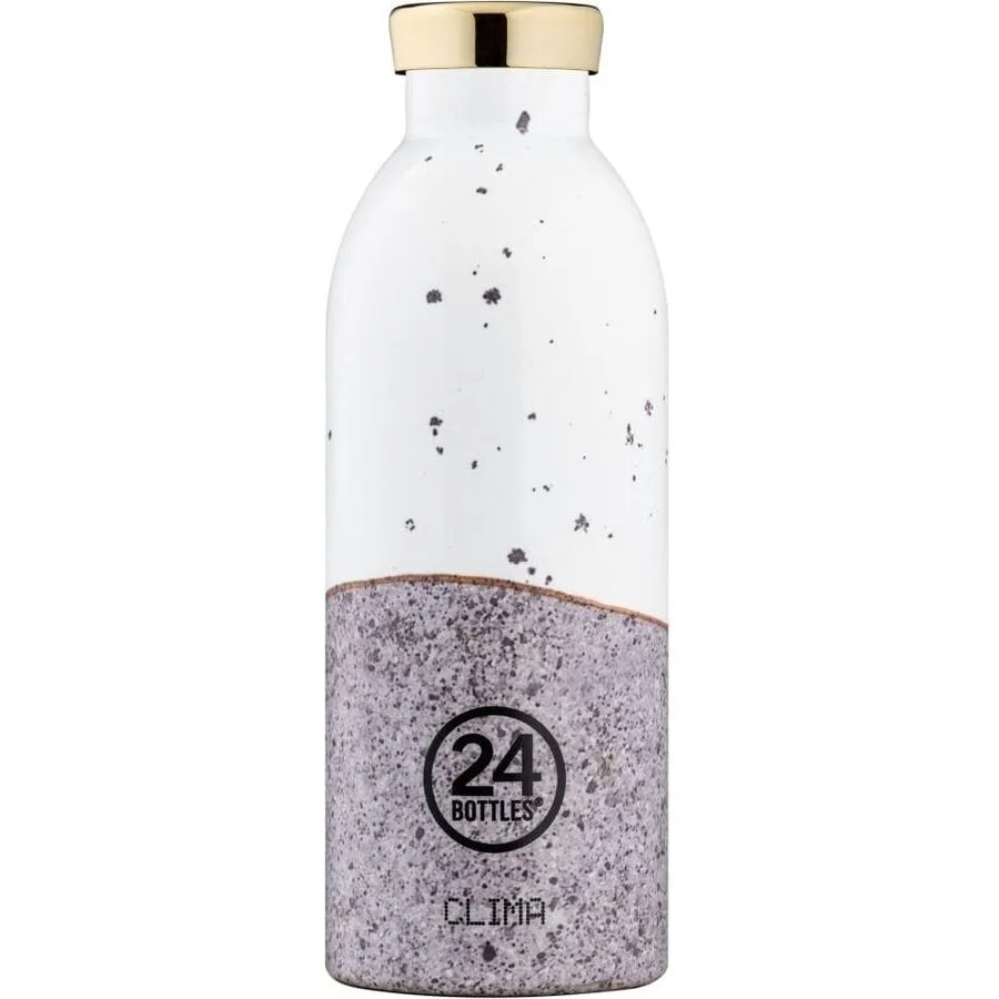 Thermosflasche 24 Bottles Weiss Edelstahl 20.5 cm - Farbe: Wabi
