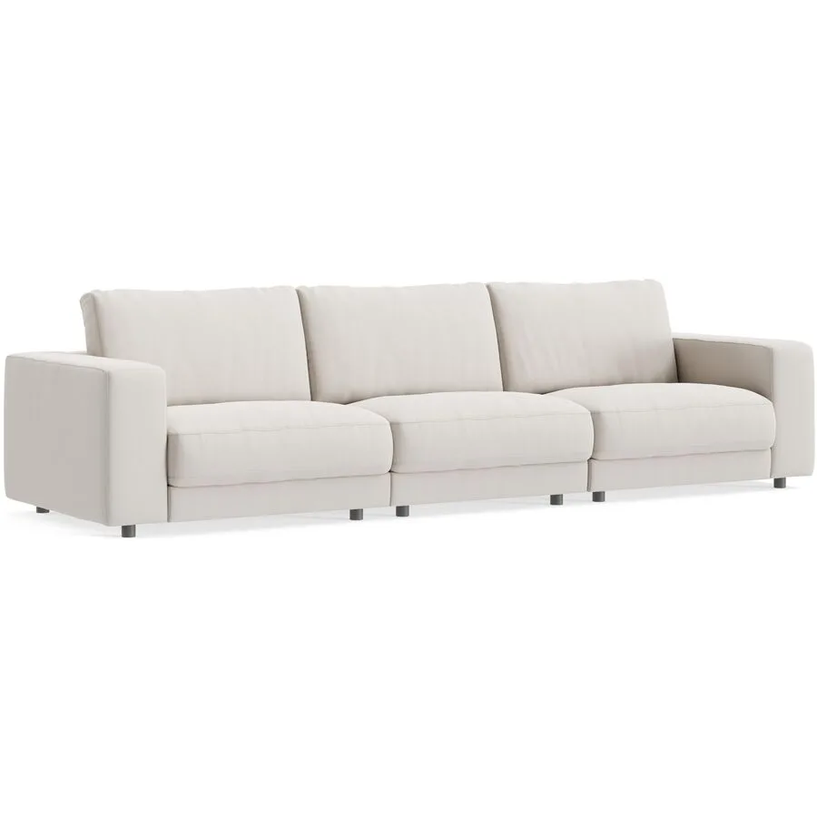 Sofa Ava Bezug: 59,7% Polyester 34,4% Polyacryl 5,9% Viskose silver B 320 T 107 cm - Möbel Konfigurator: Traummöbel individuell zusammenstellen