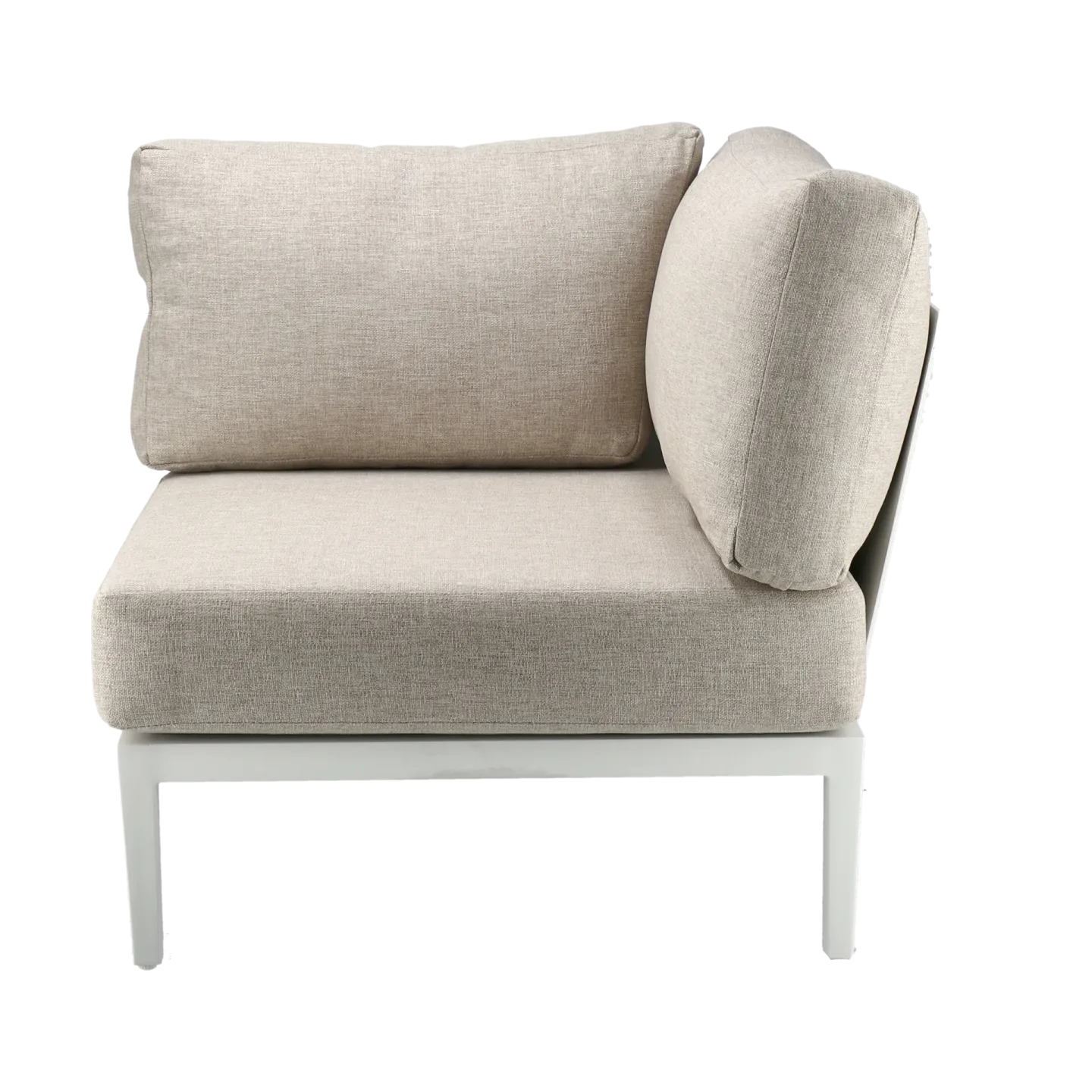 1898 Santander Modulsofa Eckmodul Weiß-beige