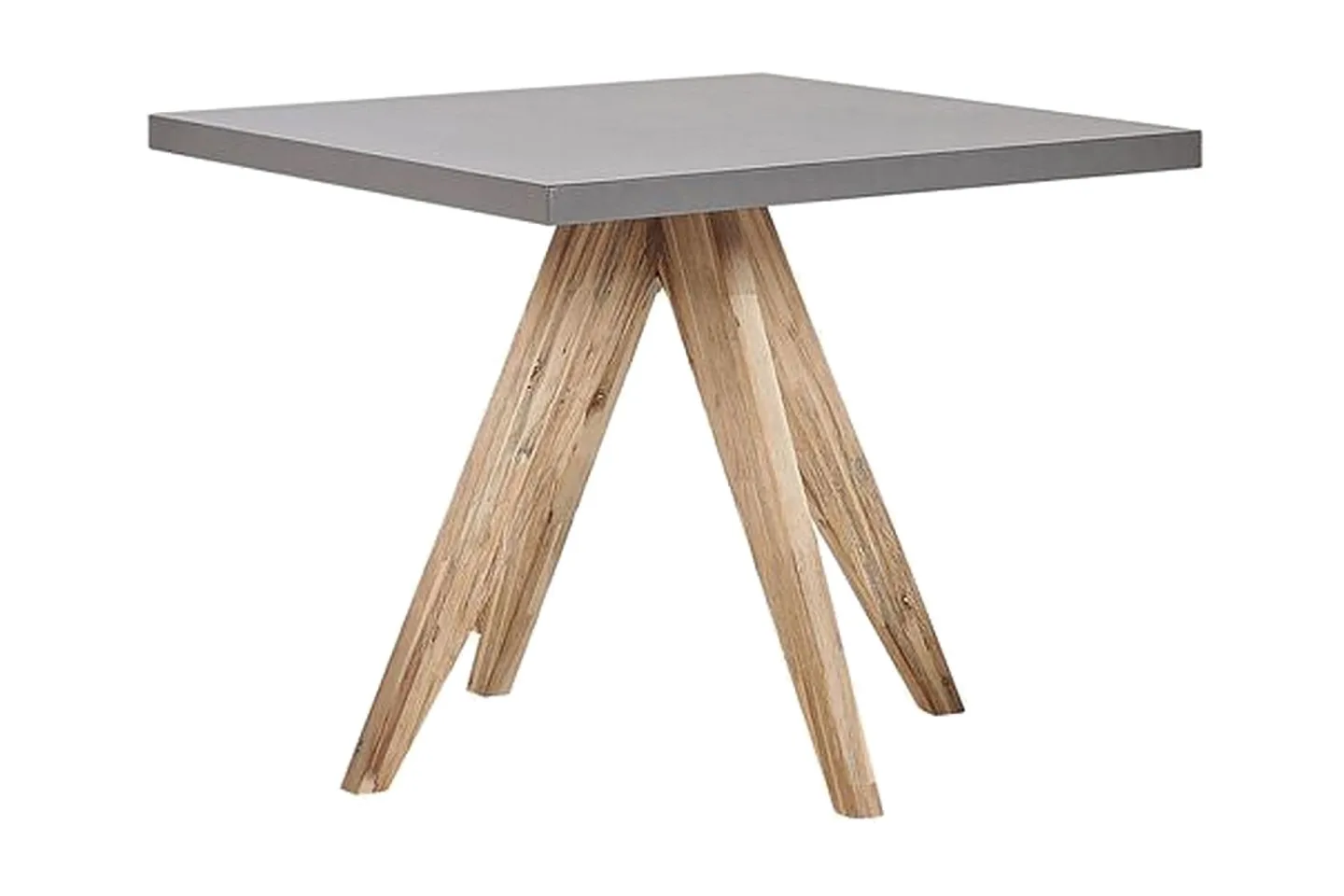 Rund Trädgårdsbord betongeffekt 90 c 90 cm OLBIA - Grå