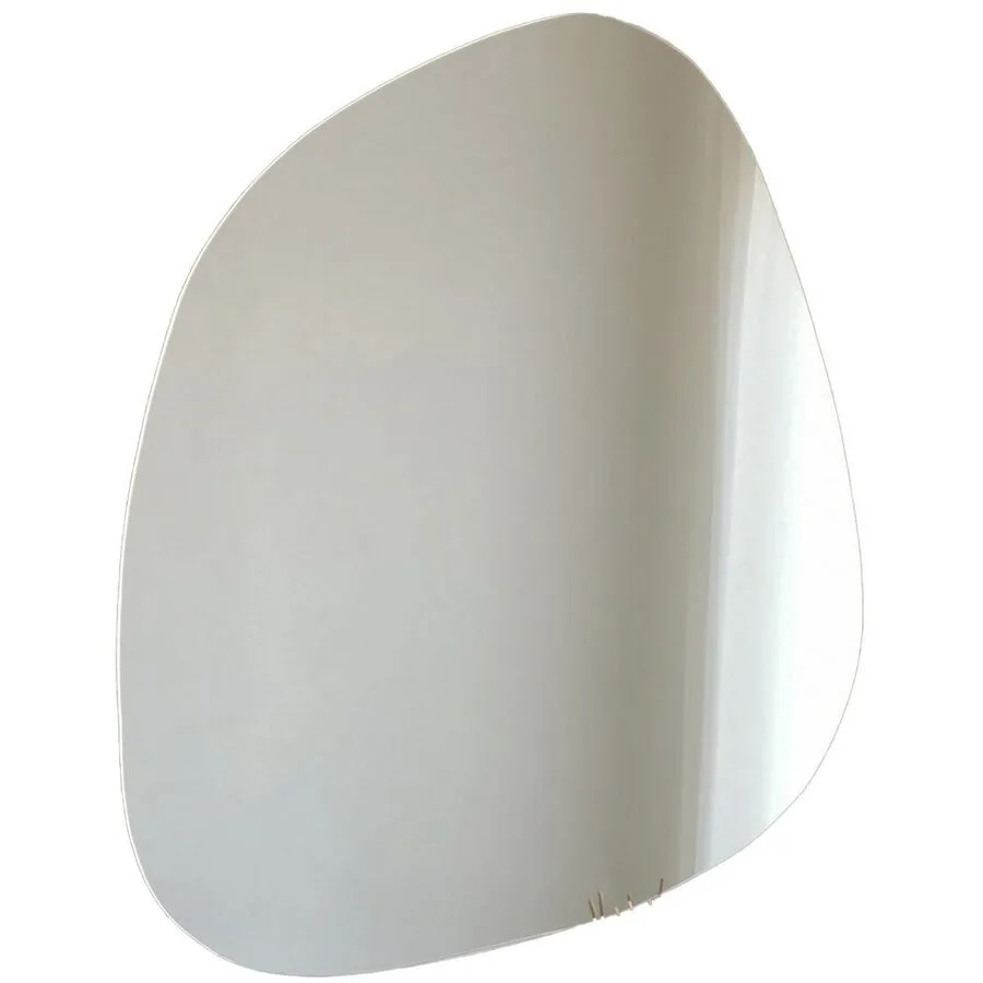 Spiegel Yemek weiss Holzwerkstoff H 67 cm