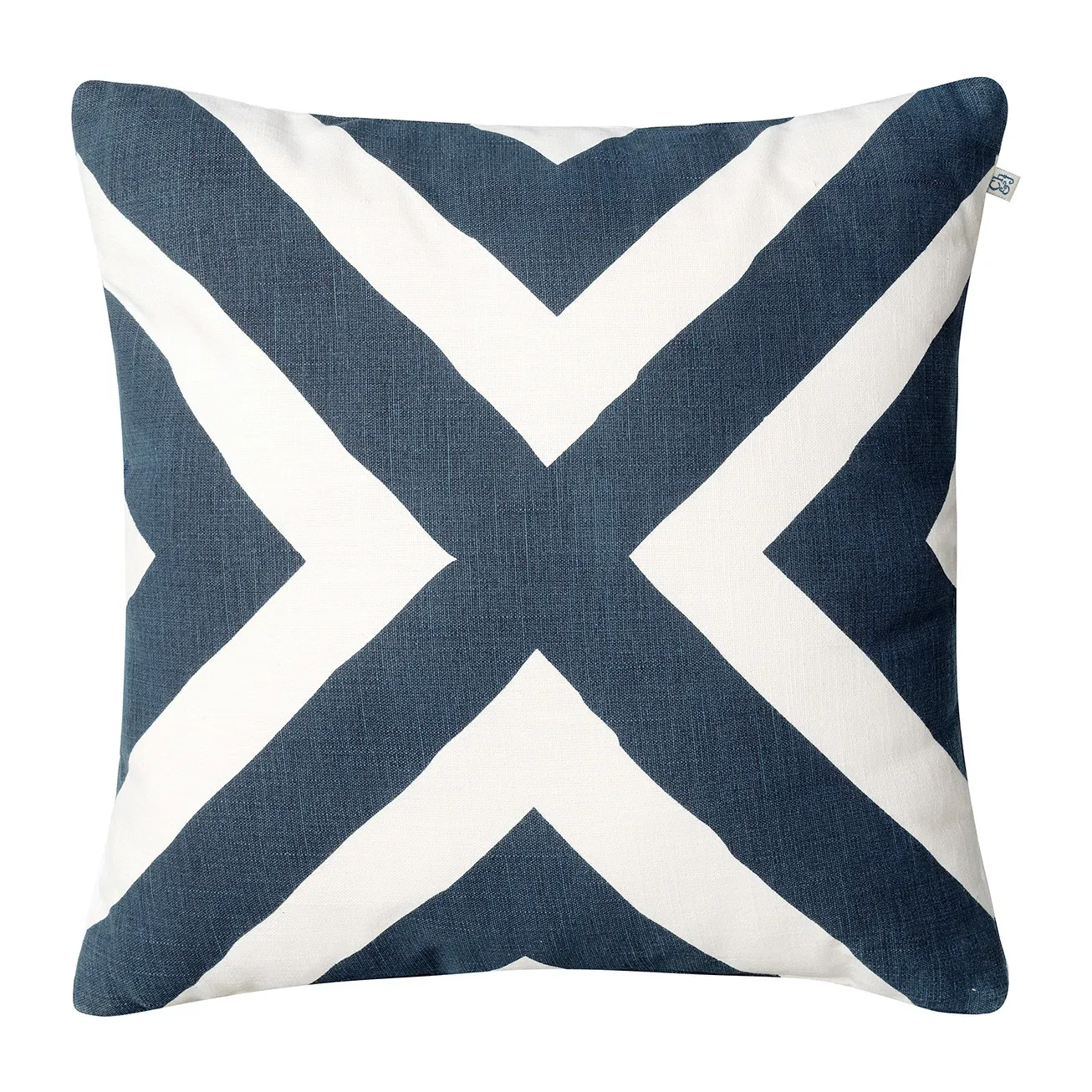 Chhatwal & Jonsson Impal Outdoor Kissen Blue/off white, 50cm