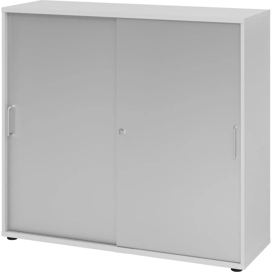 Aktenschrank Office silber Holzwerkstoff B 120 H 110 cm