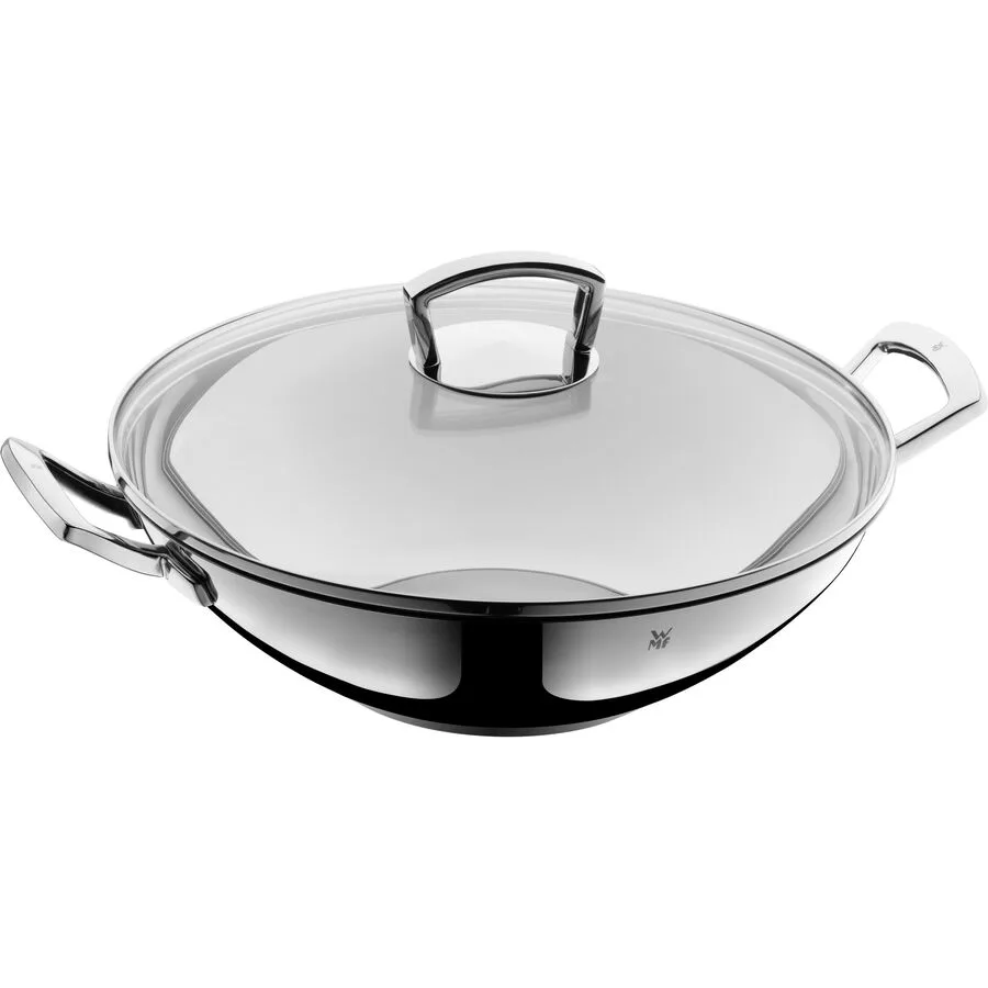 Wok WMF Silber Edelstahl 18/10 D 36 cm
